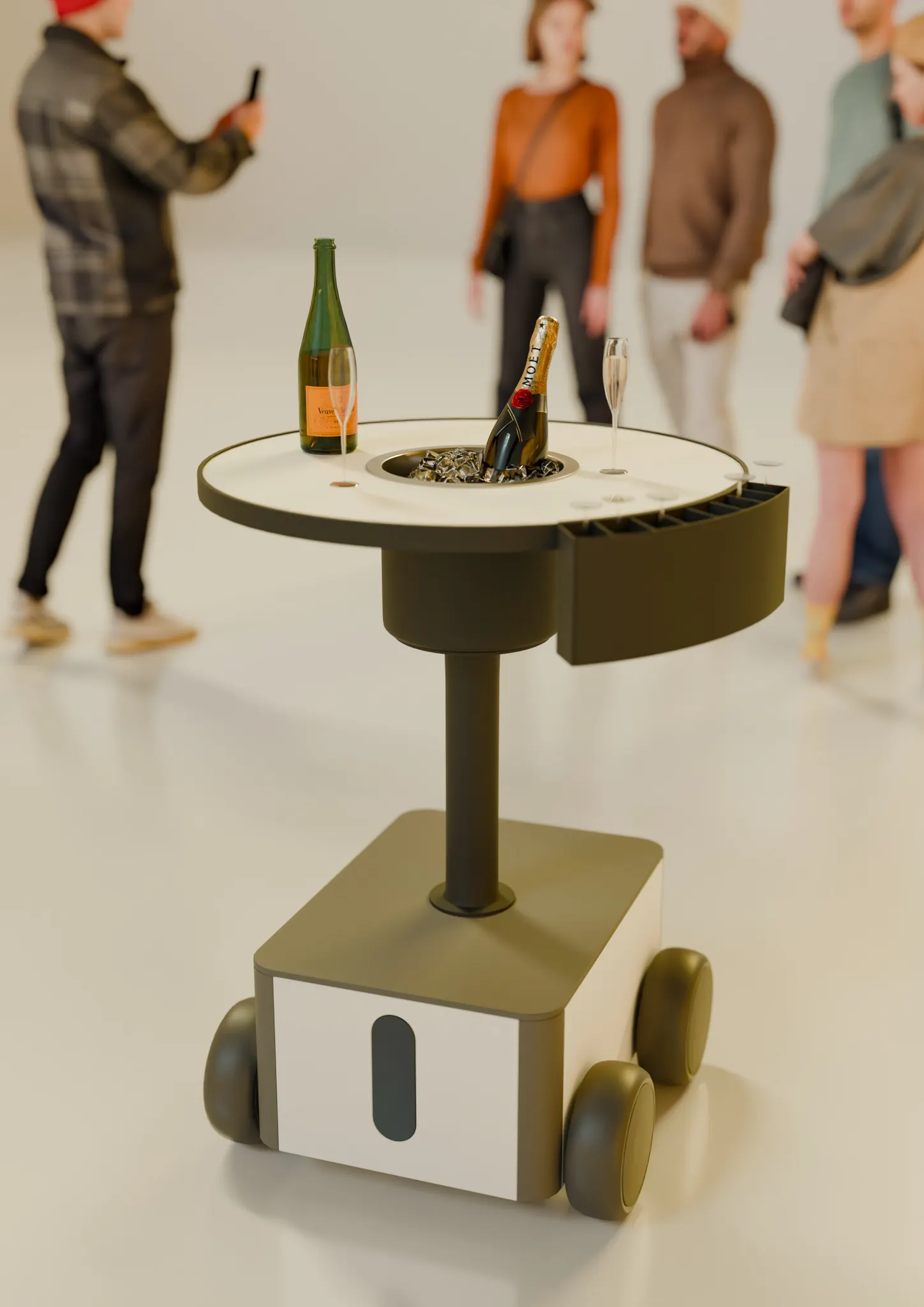 3D-render: Champagne