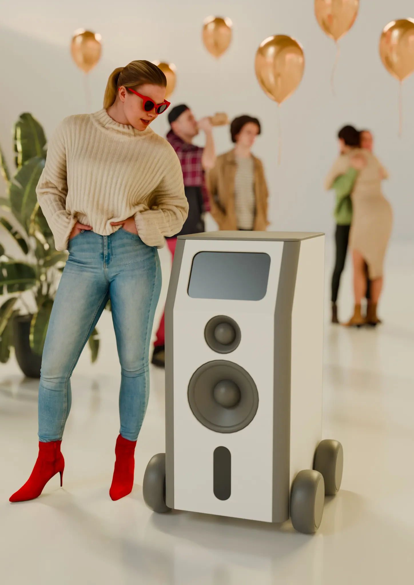 3D-render: Musik
