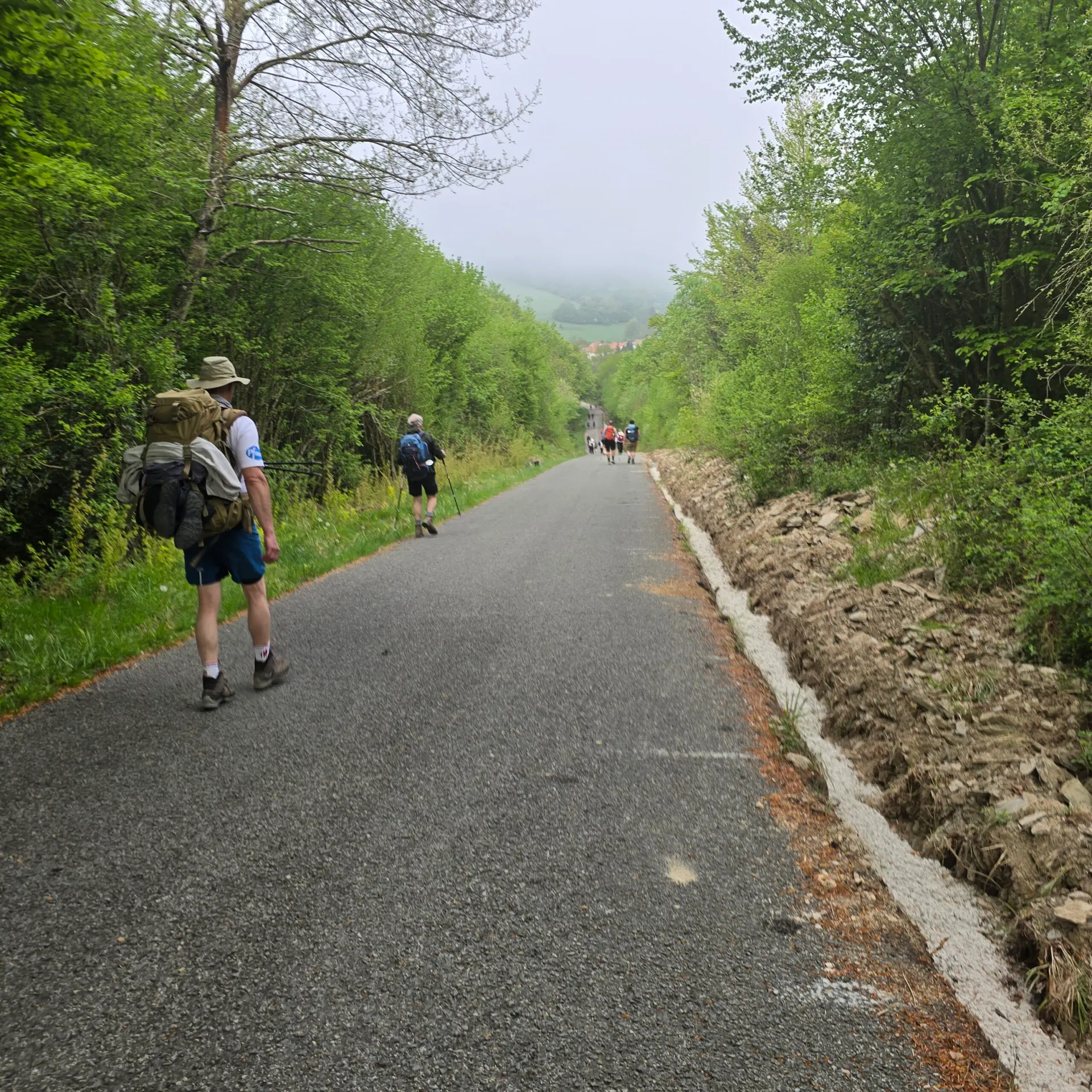 Billede fra pilgrimsvandringen på Caminoen, 9
