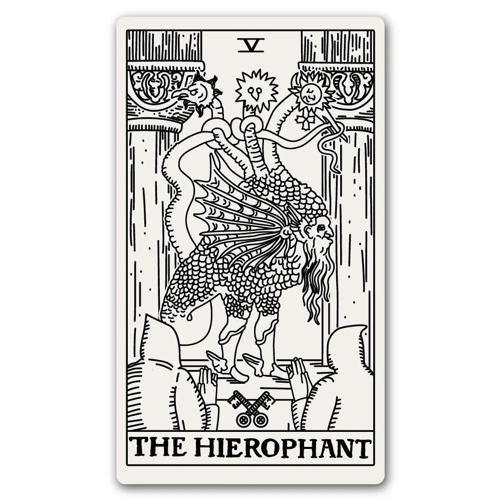 Illustration af Hierofanten