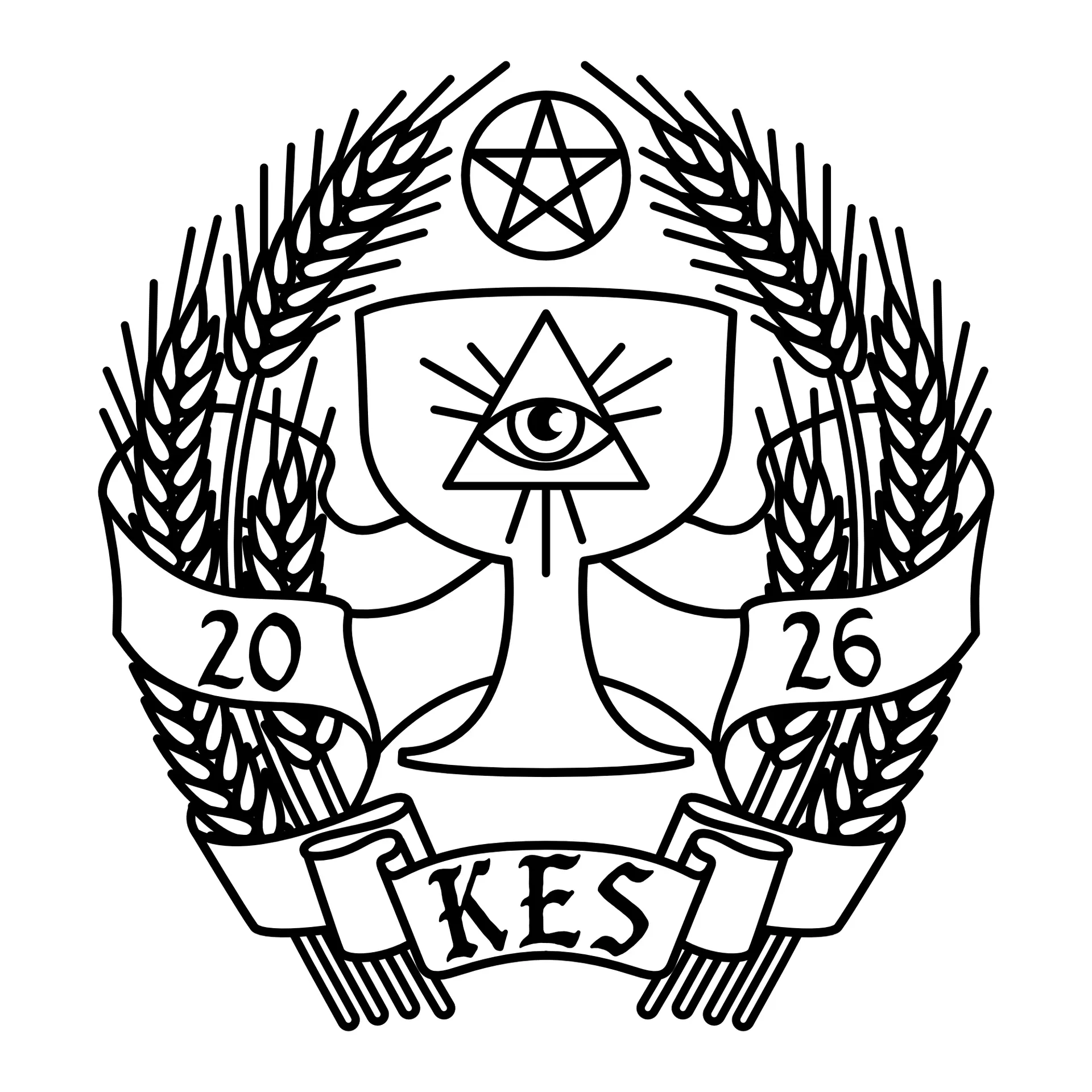 Illustration med sovjetisk motiv